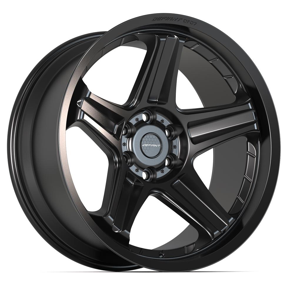 DEFIANT DF07 22x10 6x5.5" -12et in Satin Black
