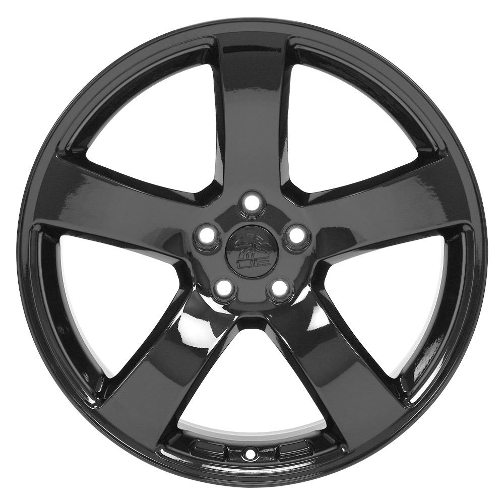 20" Replica DG12 fits Dodge Charger SRT 20x8 Black