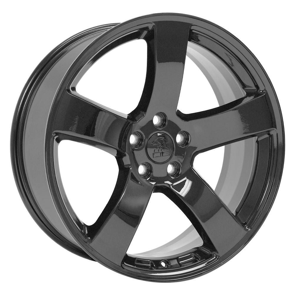 20" Replica DG12 fits Dodge Charger SRT 20x8 Black