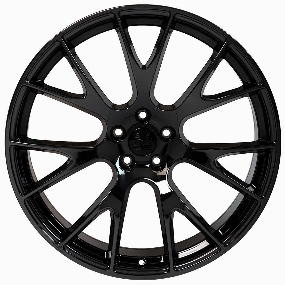 20" Replica DG15 fits Dodge Hellcat 20x9 Gloss Black