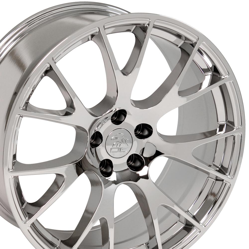 20" Replica DG15 fits Dodge Hellcat 20x9 Chrome
