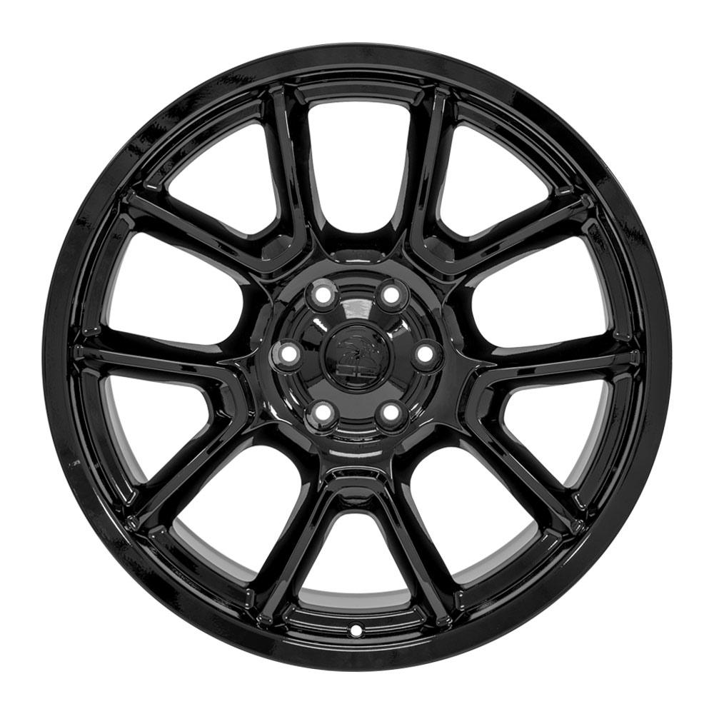 22" Replica DG21 fits Ram 1500 22x9.5 Gloss Black