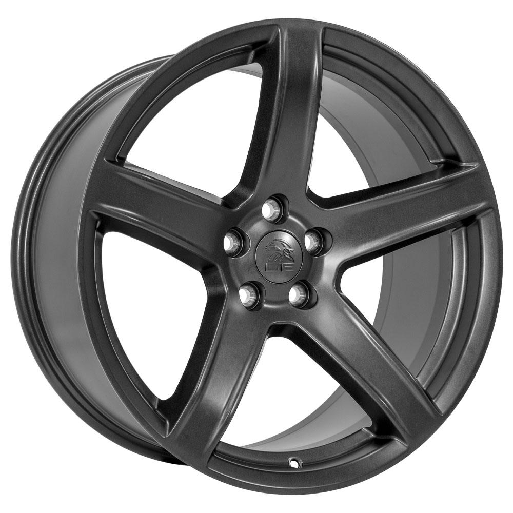 20" Replica DG22 fits Dodge Challenger 20x9.5 Satin Gunmetal