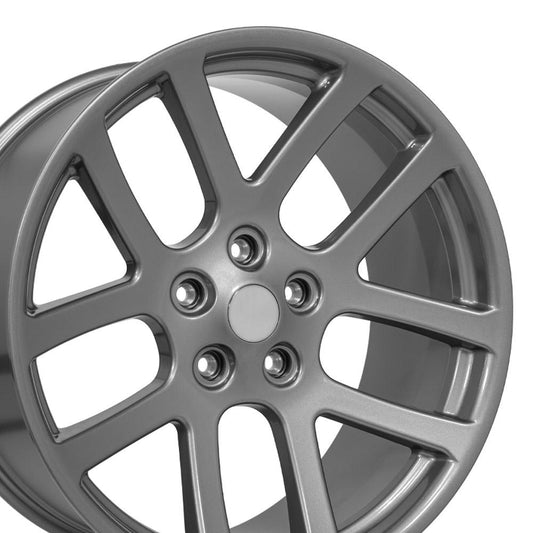 22" Replica DG51 fits Dodge RAM 22x10 Gunmetal