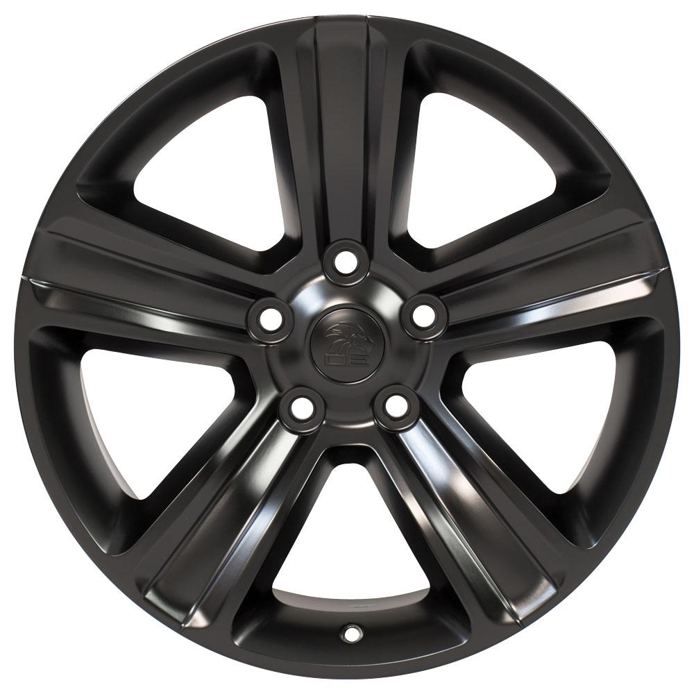 20" Replica DG65 fits Dodge RAM 20x9 Black