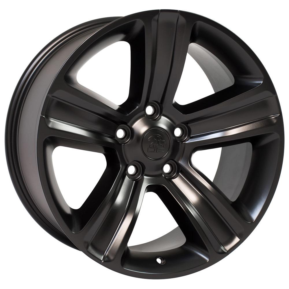 20" Replica DG65 fits Dodge RAM 20x9 Black