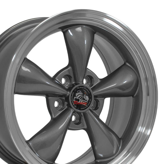 17" Replica FR01 fits Ford Mustang Bullitt 17x9 Gunmetal