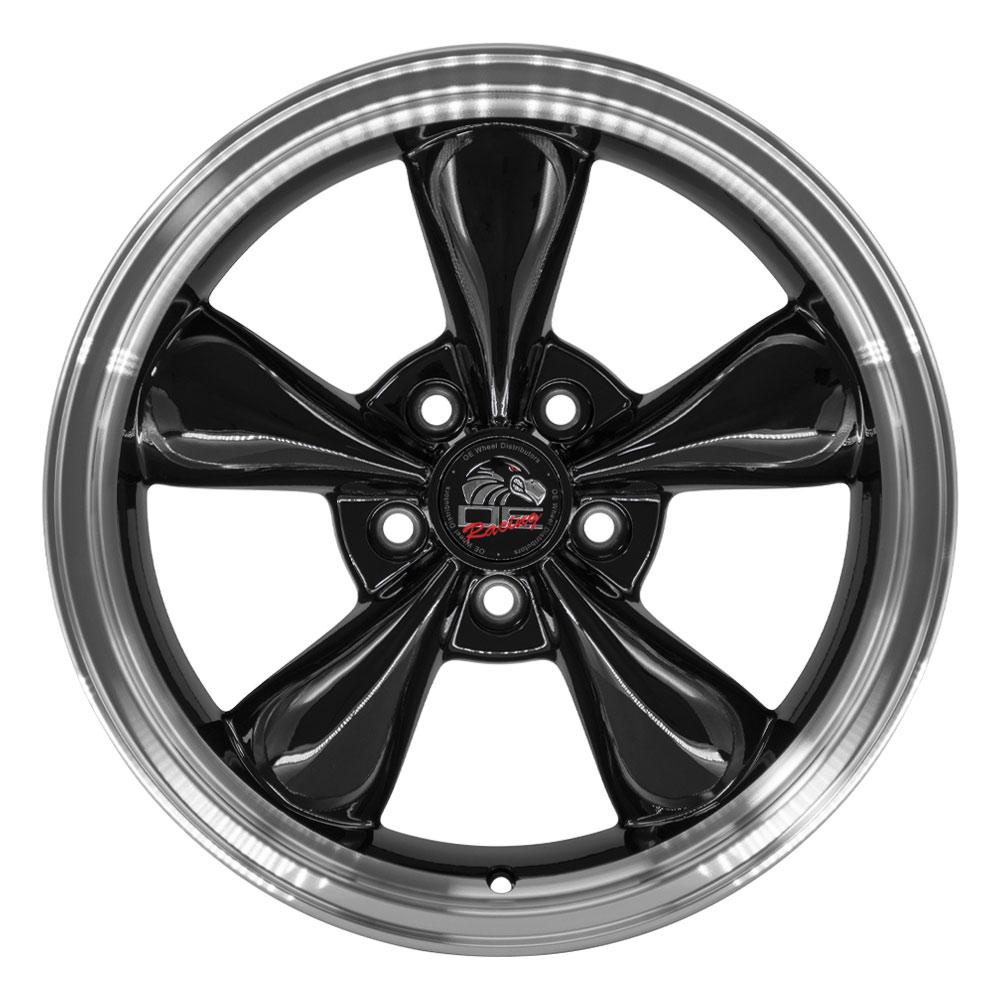 17" Replica FR01 fits Ford Mustang Bullitt 17x8 Black