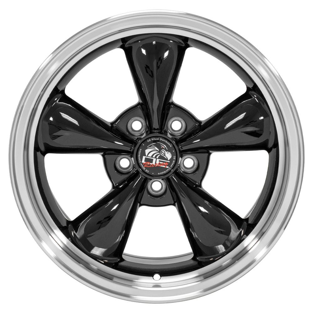 17" Replica FR01 fits Ford Mustang Bullitt 17x9 Black