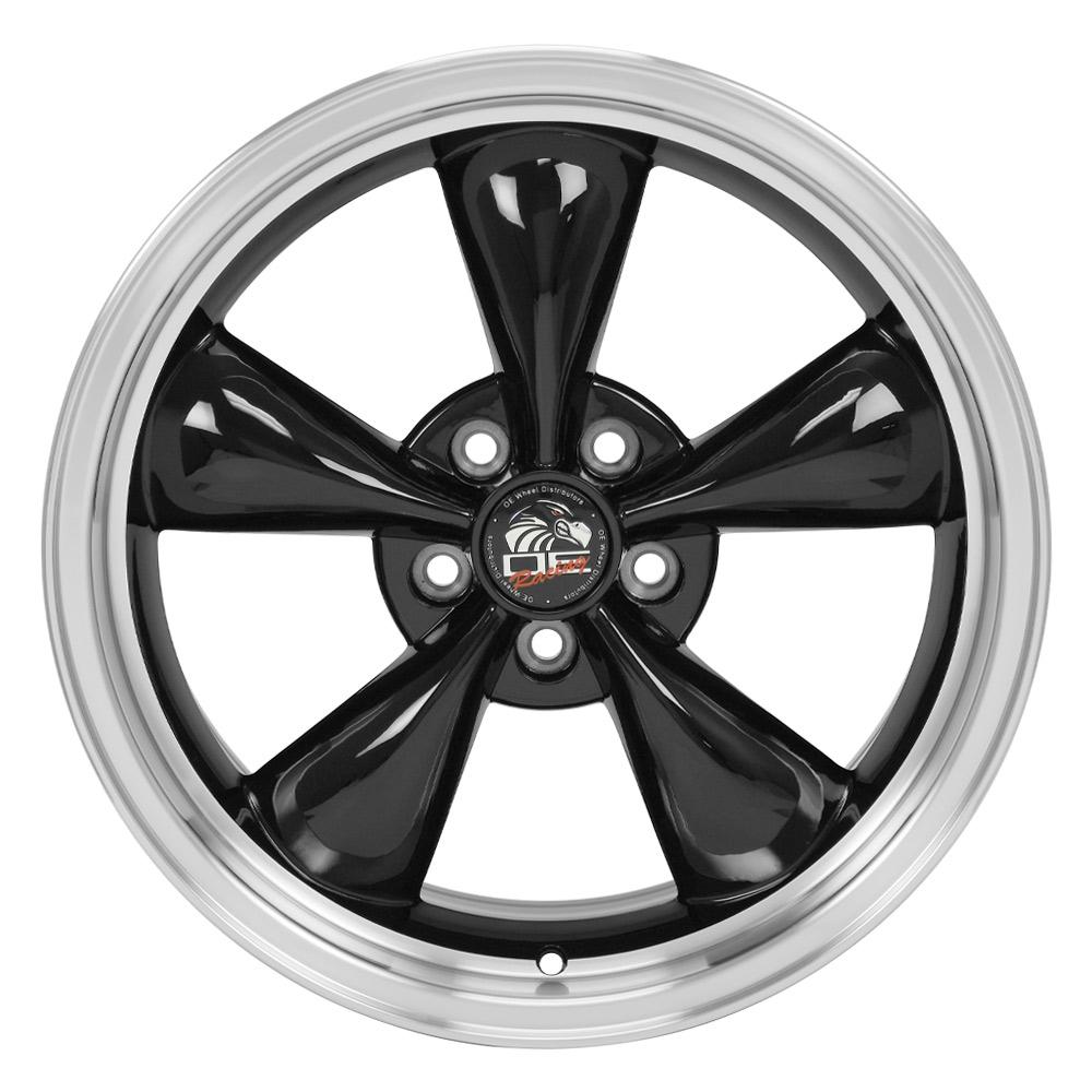 18" Replica FR01 fits Ford Mustang Bullitt 18x9 Black