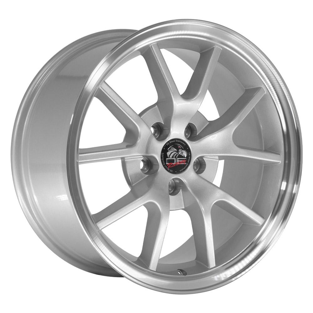 18" Replica FR05 fits Ford Mustang FR500 18x9 Silver