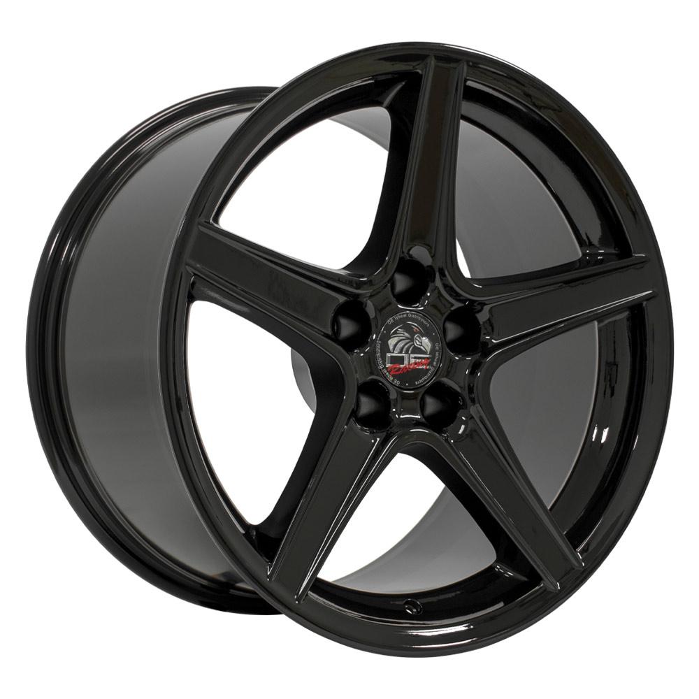 18" Replica FR06B fits Ford Mustang Saleen 18x10 Black