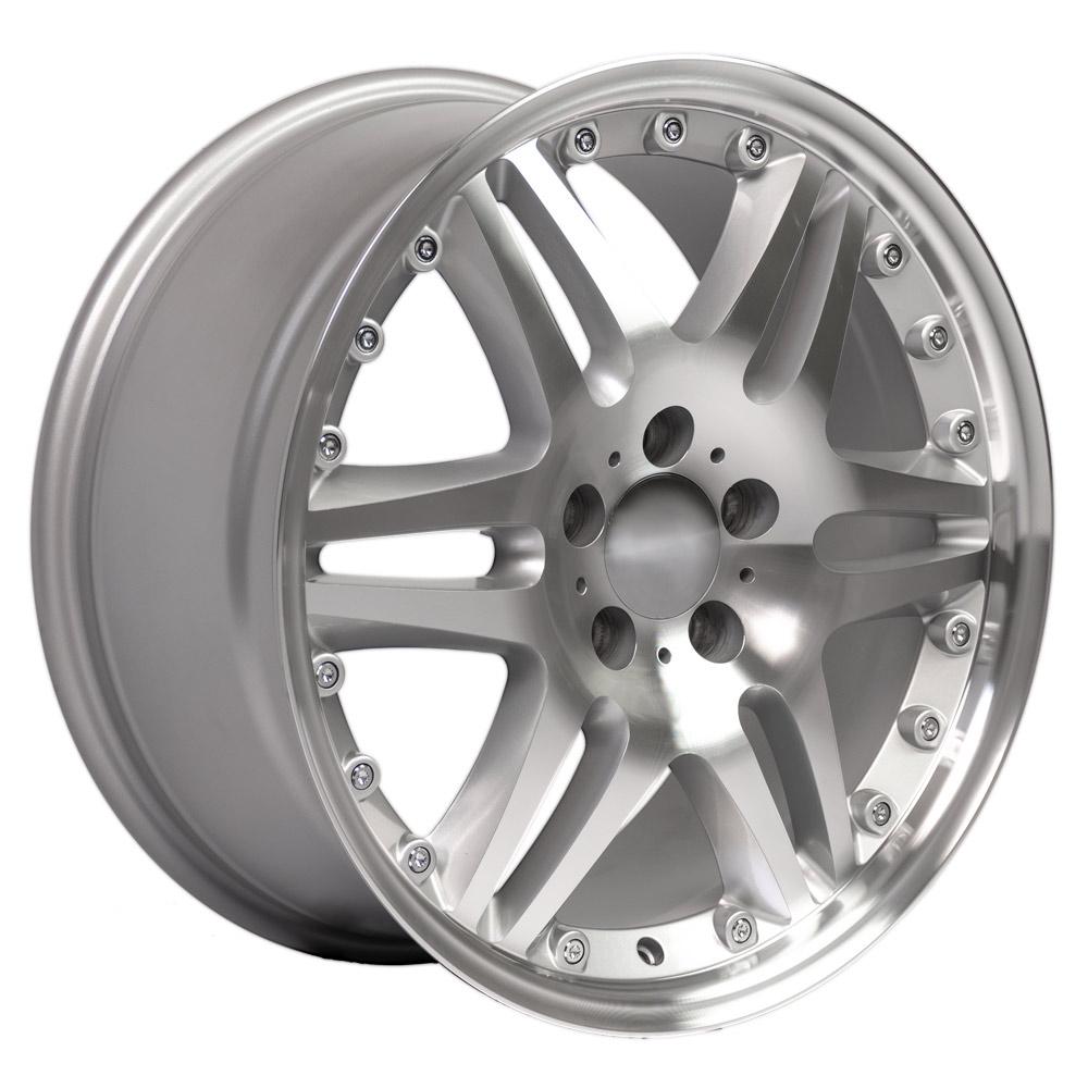 18" Replica MB09 fits Mercedes Benz C Class 18x8.5 Silver