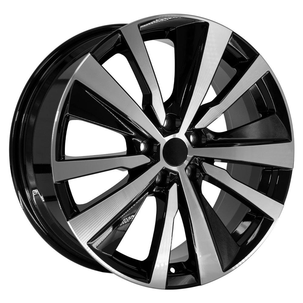 19" Replica NS29 fits Nissan Altima 19x8 Black Machined