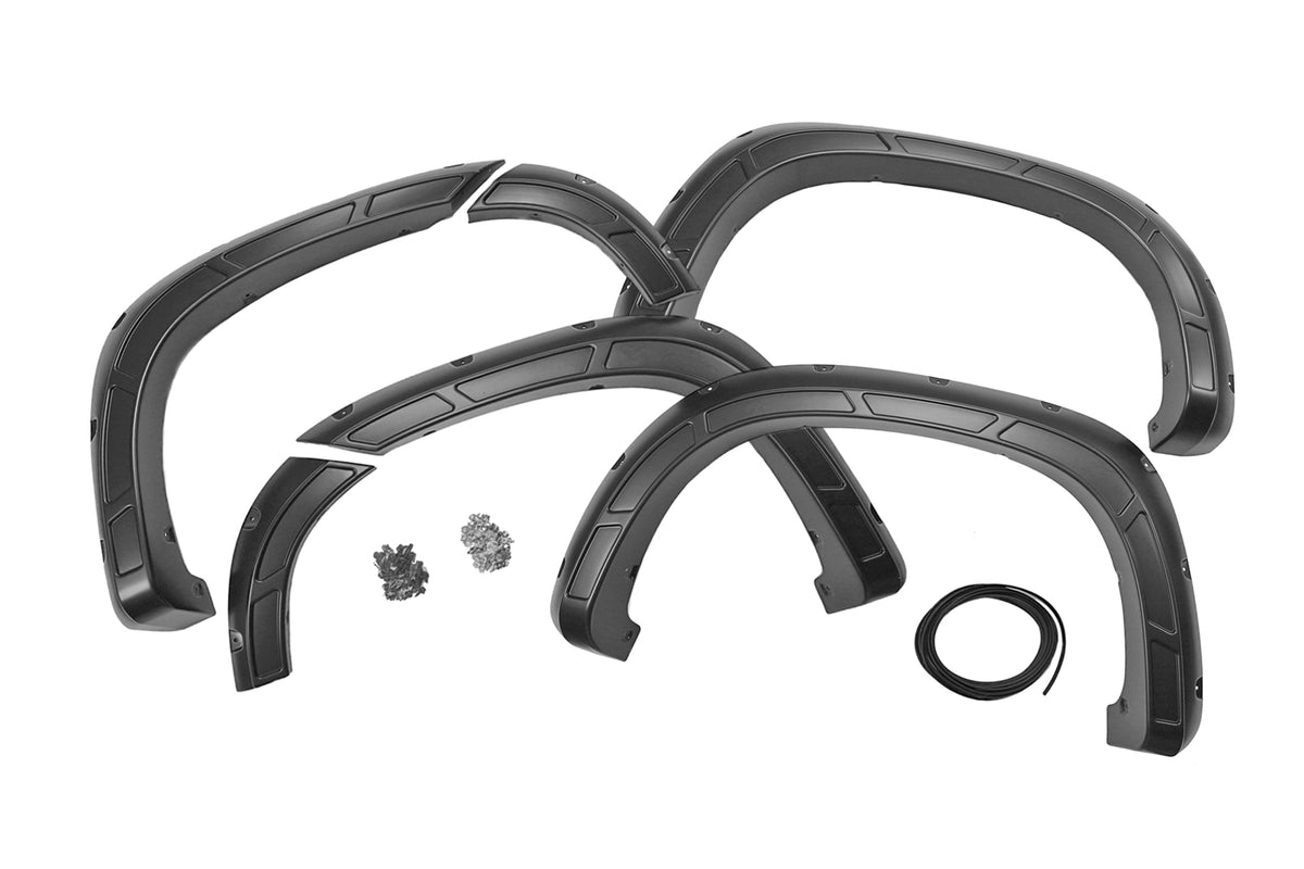 Defender Fender Flares | GAZ Summit White | Chevy Silverado 1500 (19-26)