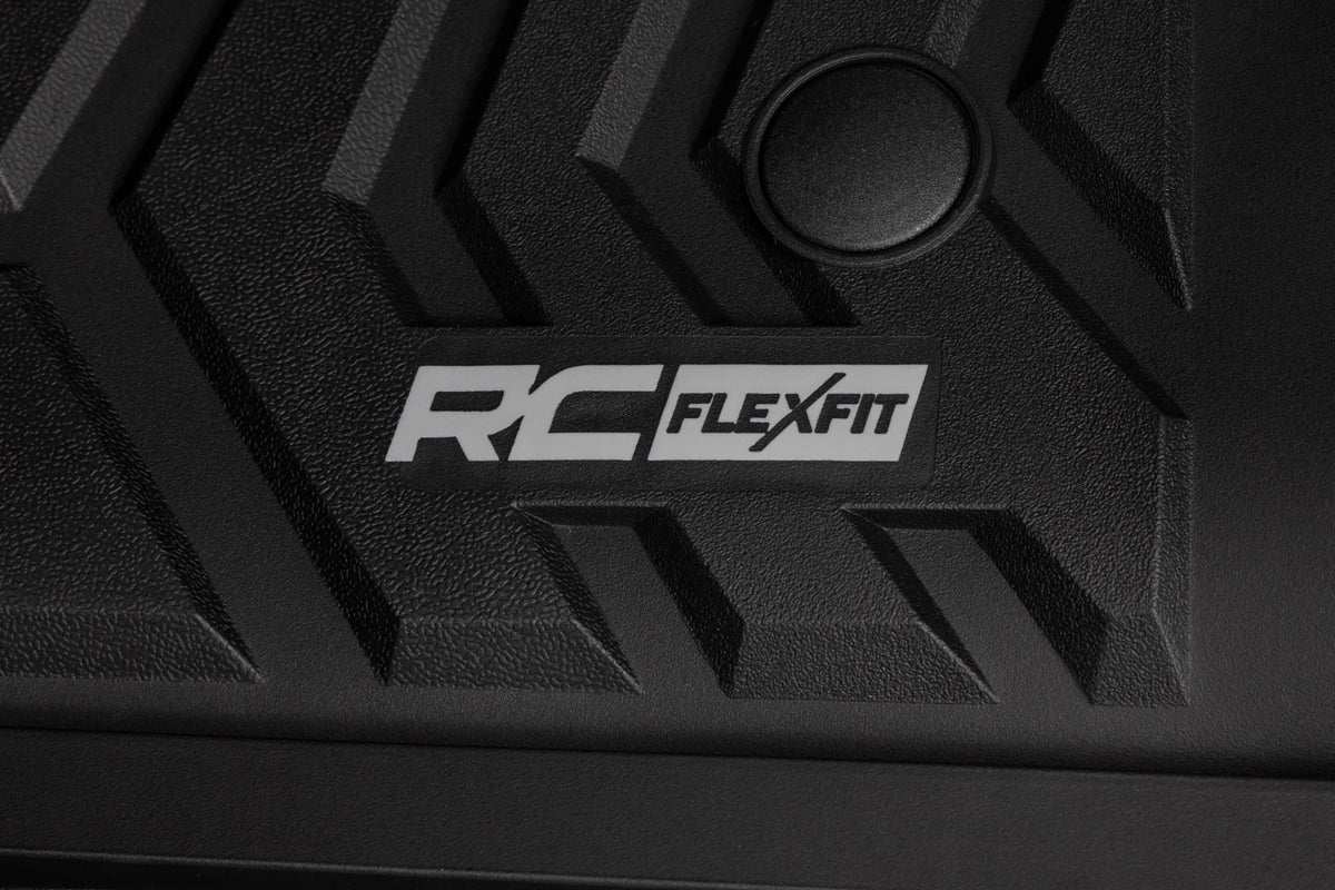Flex-Fit Floor Mats | Front and Rear | Ford F-250/F-350 Super Duty (17-26)