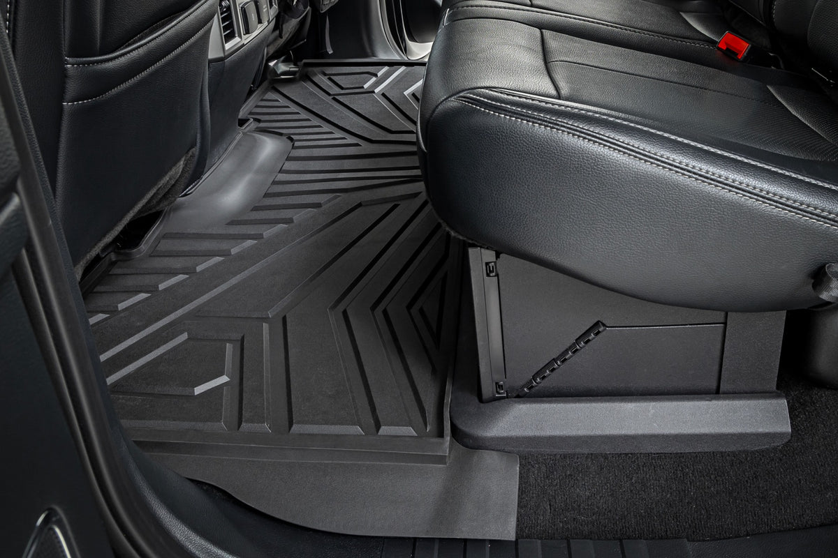 Flex-Fit Floor Mats | Front and Rear | Ford F-250/F-350 Super Duty (17-26)