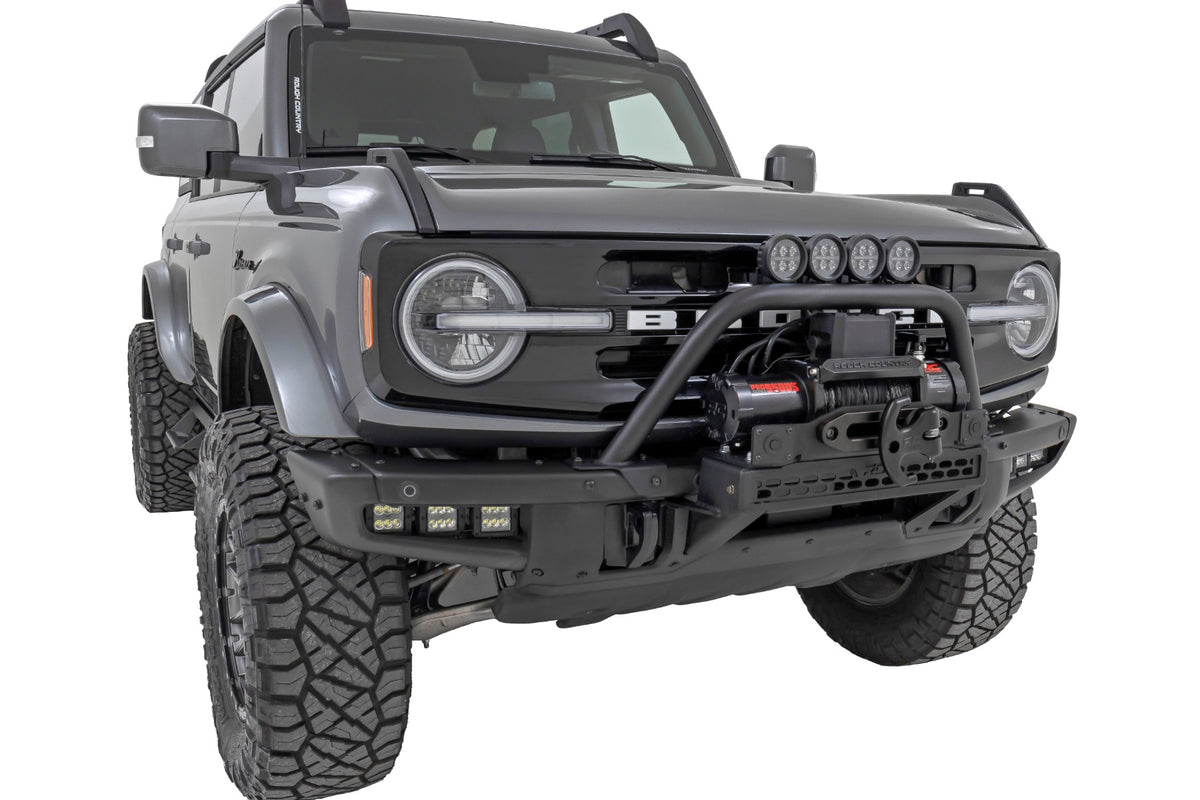 Safari Bar | 6.5 Inch Round LED | OE Modular Steel | Ford Bronco 4WD (21-26)