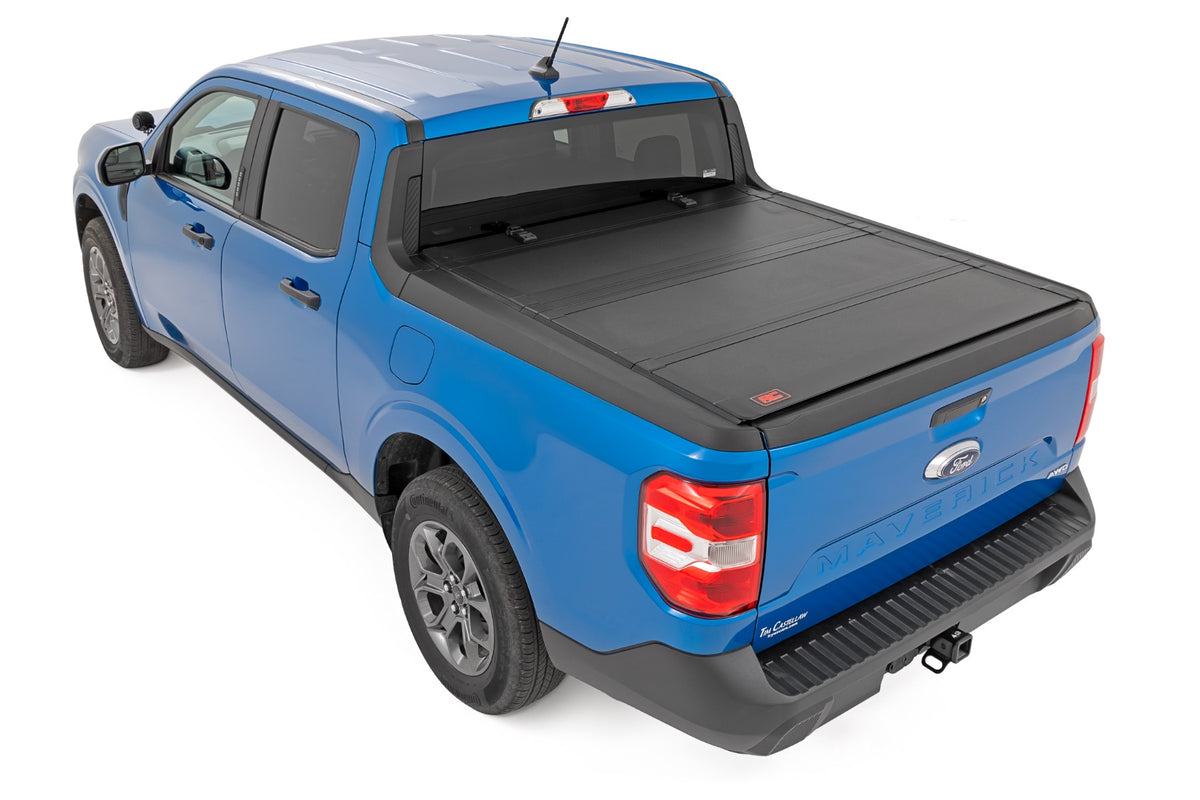 Hard Tri-Fold Flip Up Bed Cover | 4'6" Bed | Ford Maverick 2WD/4WD (22-26)