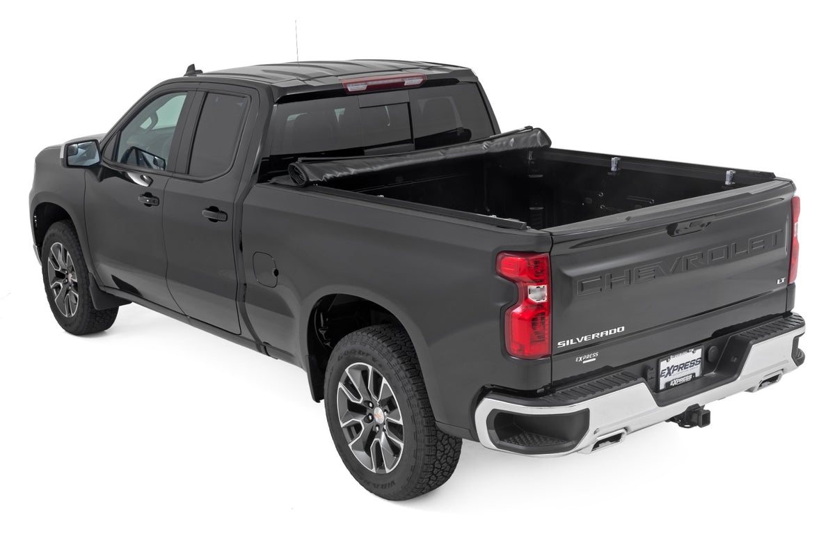 Soft Roll Up Bed Cover | 6'7" Bed | Chevy/GMC Sierra 1500 (19-26)/Silverado 1500 (19-26)