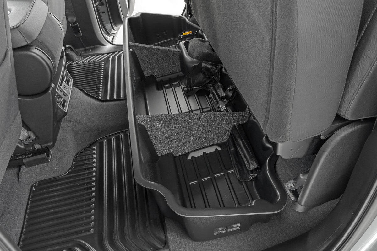 Under Seat Storage | Double Cab | Chevy/GMC 1500/2500HD/3500HD (19-26)