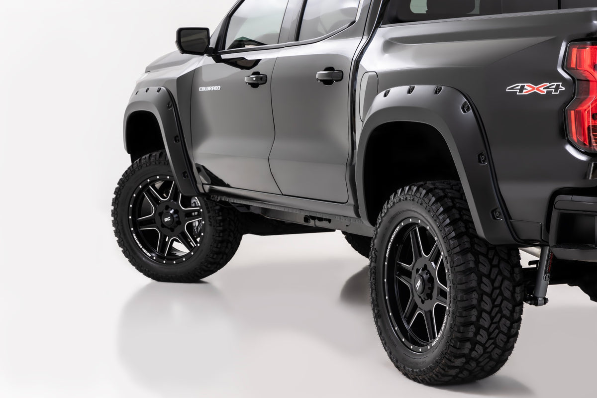 Pocket Fender Flares | GXD Sterling Grey Metallic | Chevy Colorado (23-26)
