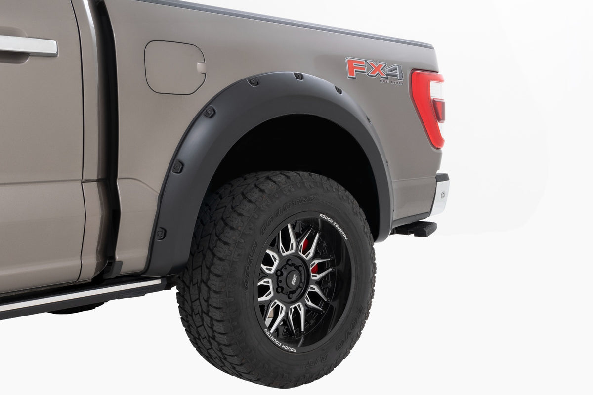Pocket Fender Flares | BN Silver Spruce | Ford F-150 2WD/4WD (2021-2026)