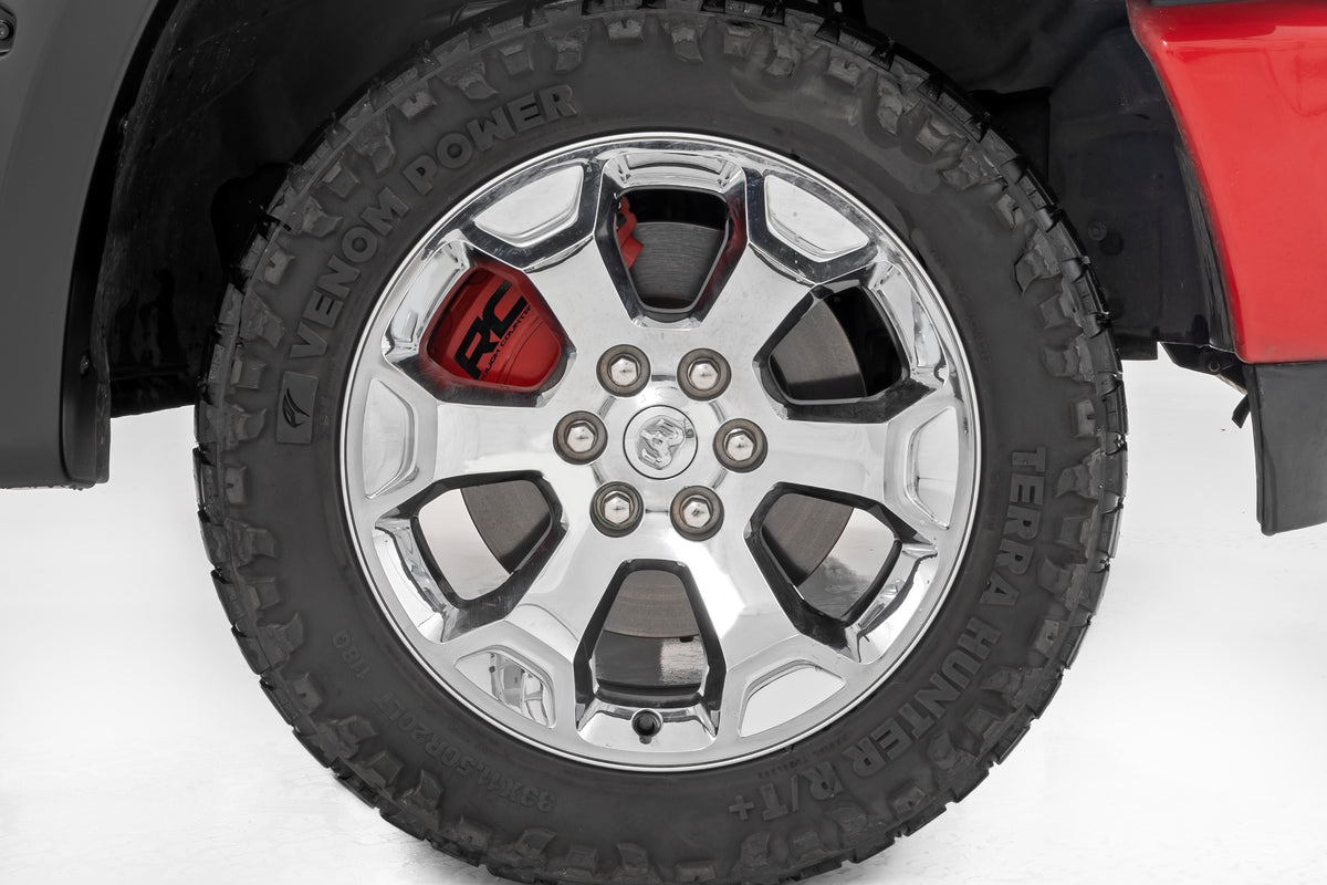 Caliper Covers | Front and Rear | Red | Ram 1500 2WD/4WD (2019-2026)
