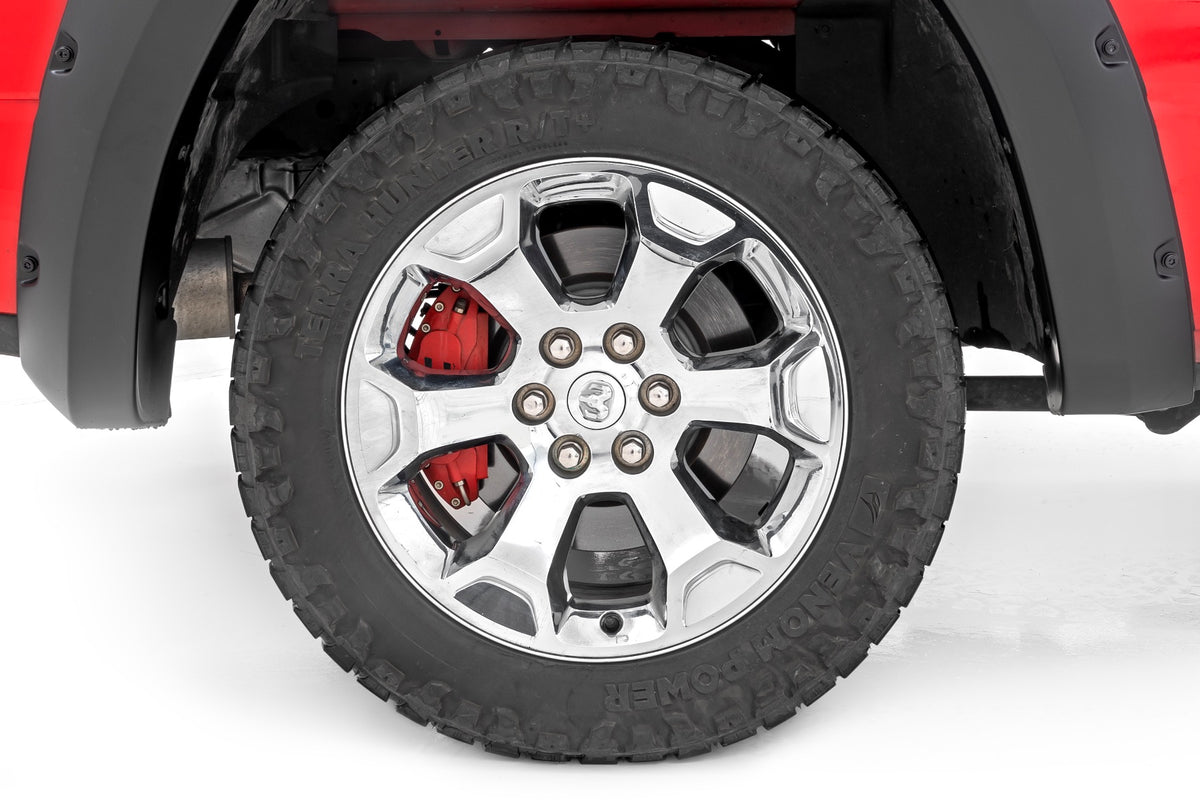 Caliper Covers | Front and Rear | Red | Ram 1500 2WD/4WD (2019-2026)