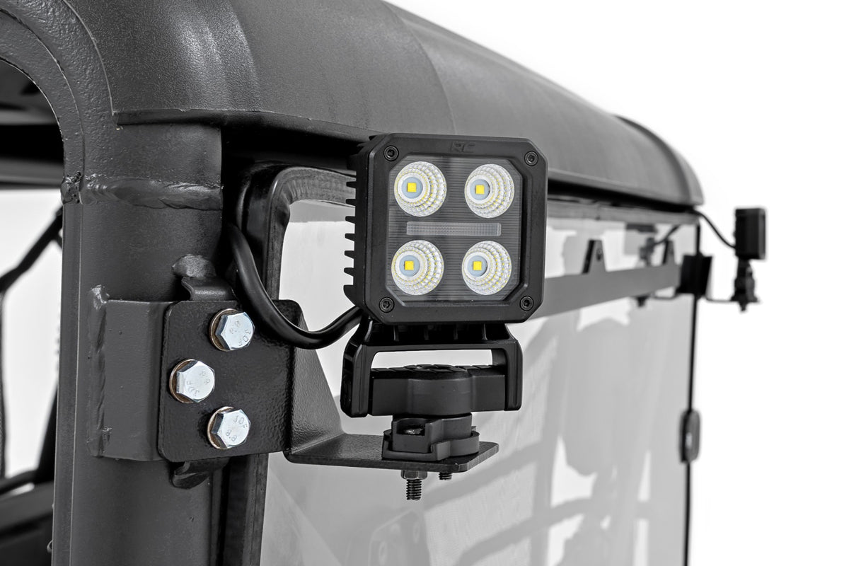 LED Light Kit | Rear Mount | 2" Black Pair | CFMOTO UFORCE 1000