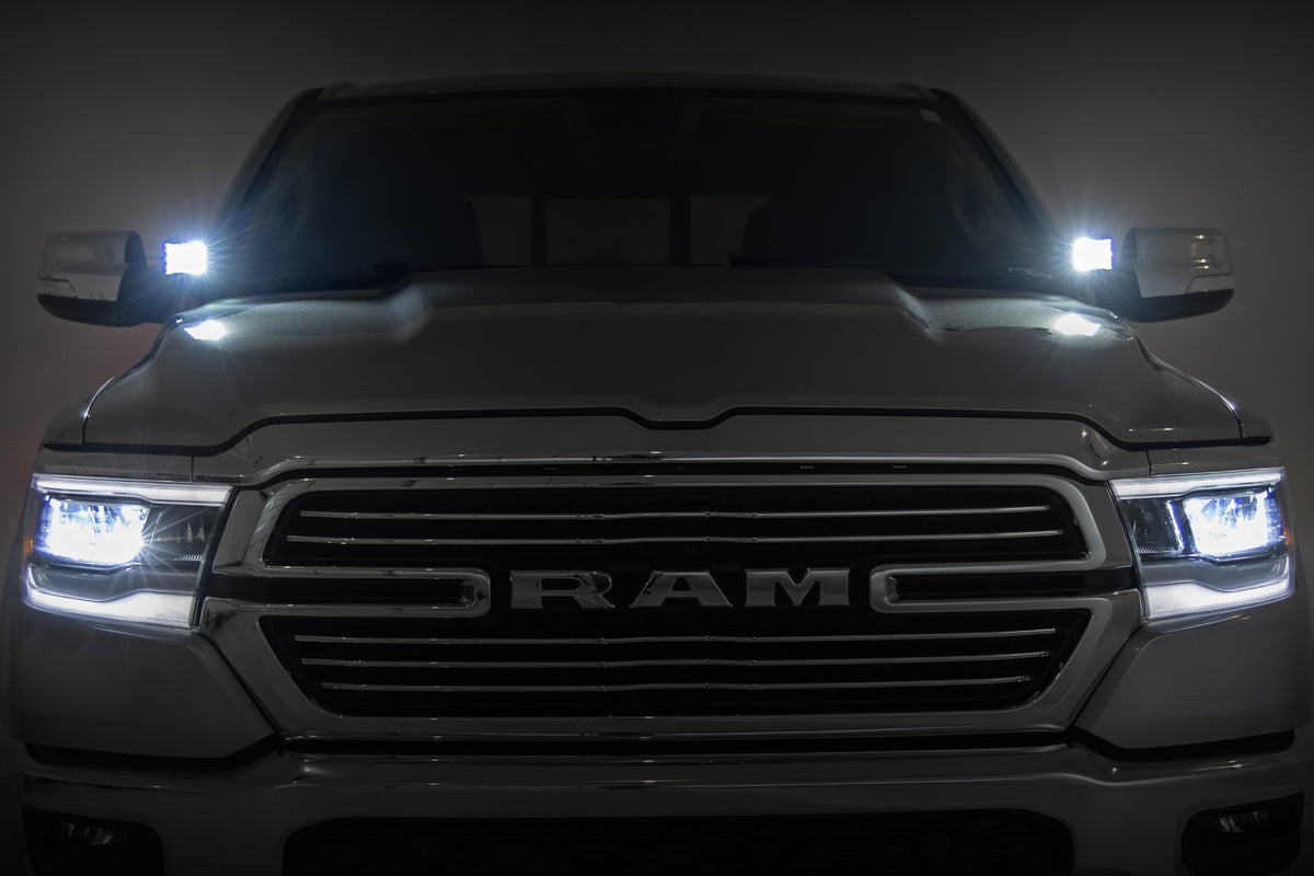 LED Light Kit | Ditch Mount | 3" OSRAM | Wide | Ram 1500 2WD/4WD (2019-2026)