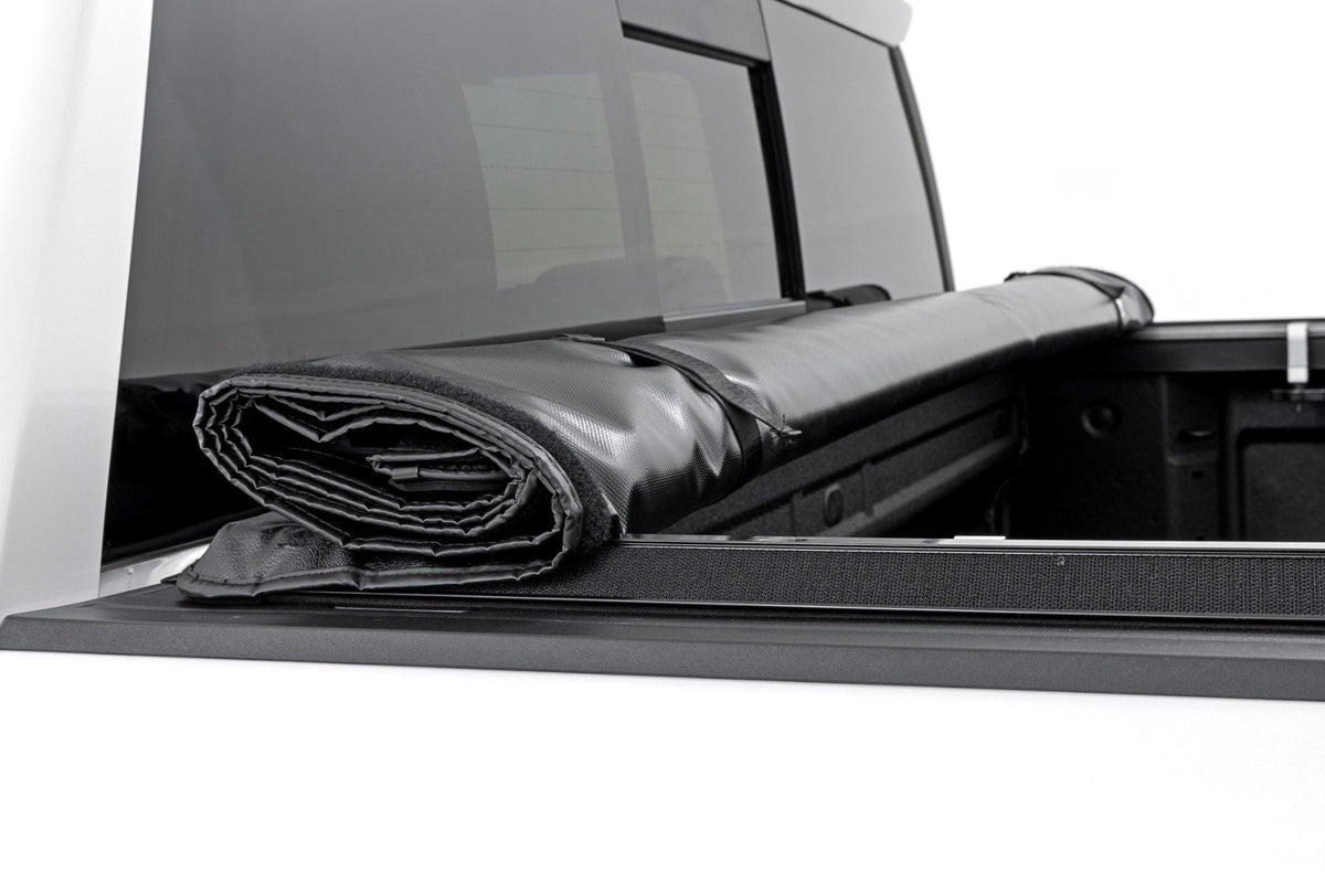 Soft Roll Up Bed Cover | 5'10" Bed | Chevy/GMC Sierra 1500 (19-26)/Silverado 1500 (19-26)