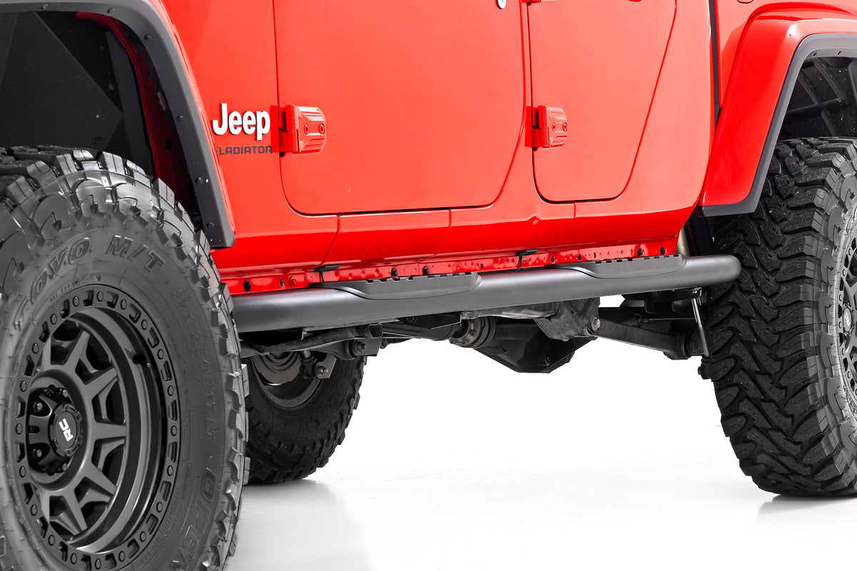 Oval Nerf Steps | Black | Jeep Gladiator JT 4WD (2020-2026)