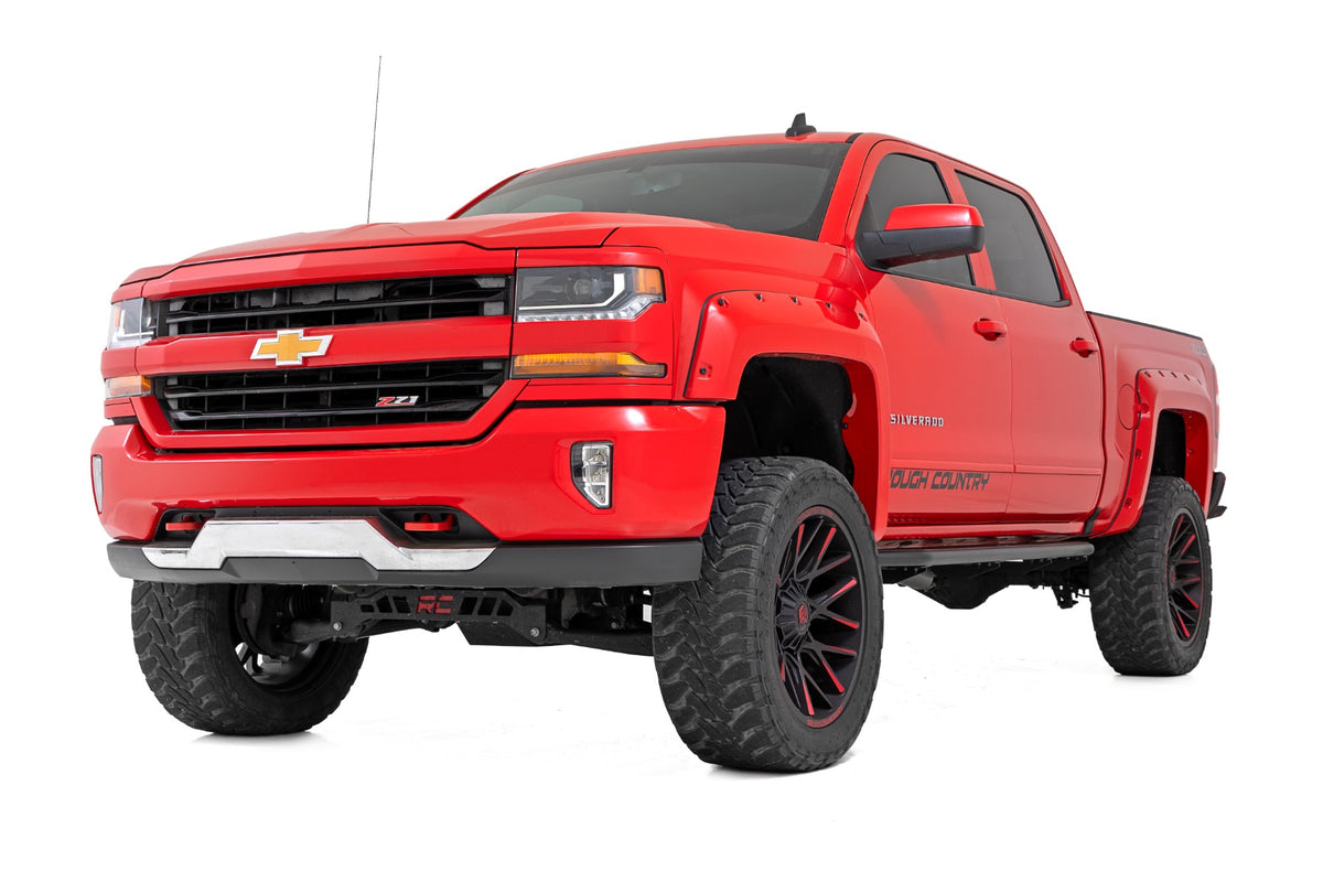 OV2 Running Boards | Side Step Bars | Crew Cab | Chevy/GMC 1500/2500HD/3500HD (07-19 & Classic)
