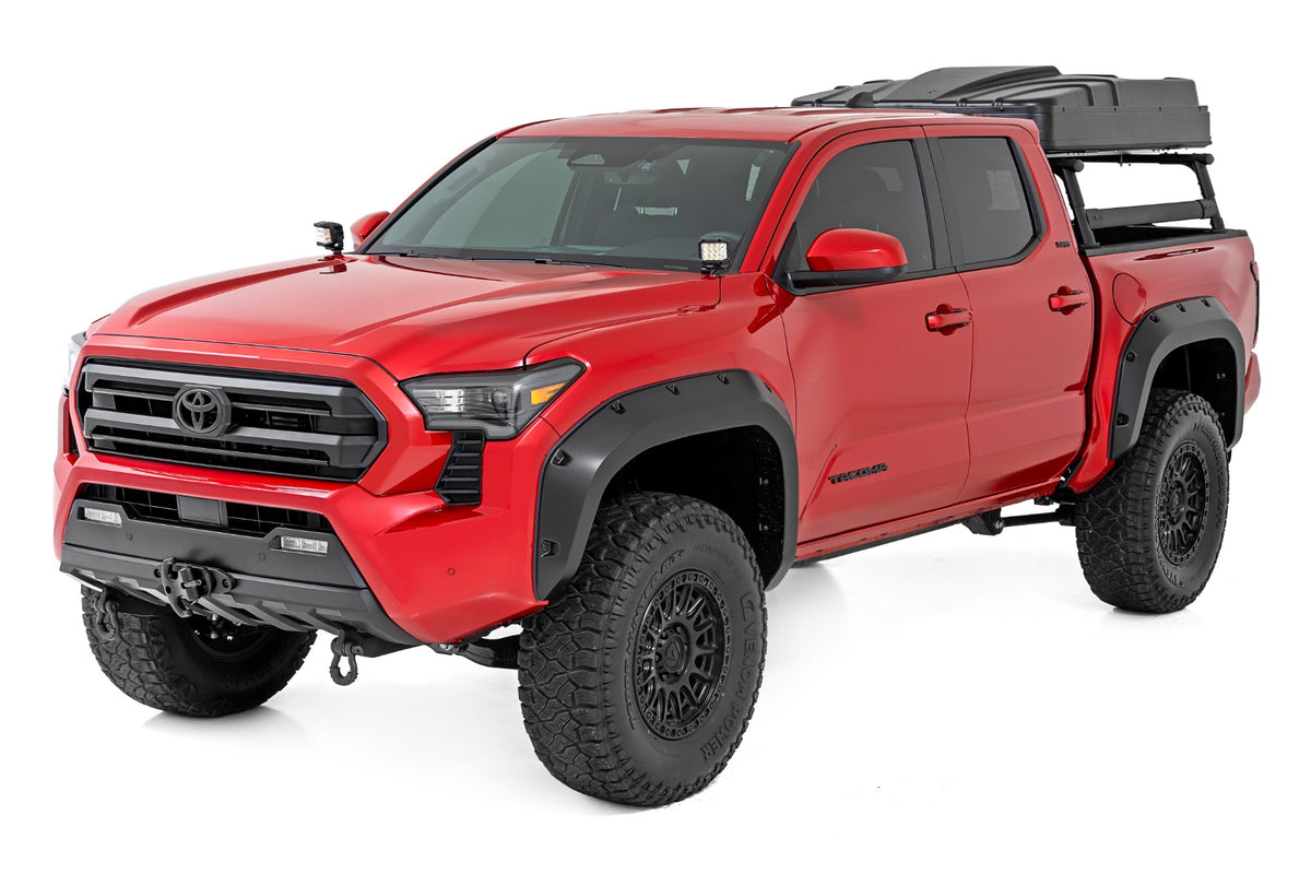 LED Light Kit | Ditch Mount | 2" Black Pair | White DRL | Toyota Tacoma (24-26)