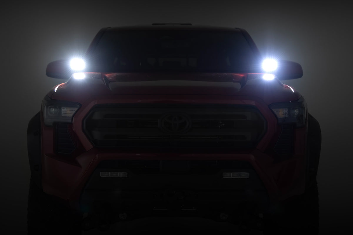 LED Light Kit | Ditch Mount | 3" OSRAM | Wide | Toyota Tacoma 2WD/4WD (24-26)