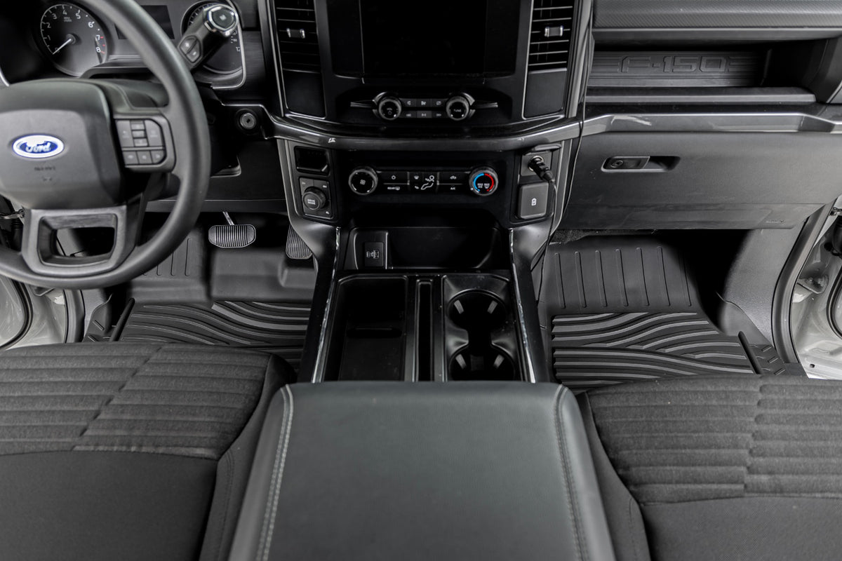 Flex-Fit Floor Mats | FR & RR | Ford F-150 (15-26)/F-150 Lightning (22-26)/Raptor (17-26)