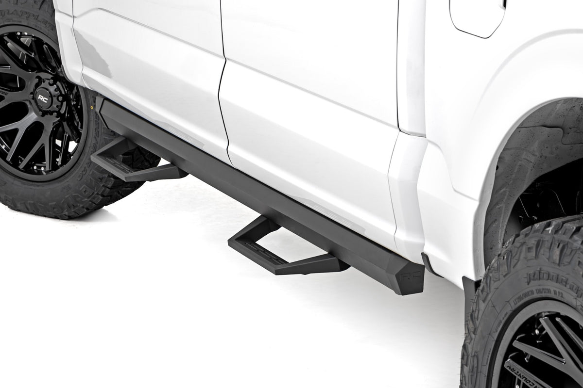 SRL2 Adj Aluminum Step | Crew Cab | Ford F-150/Lightning/F-250/F-350/Raptor (15-26)
