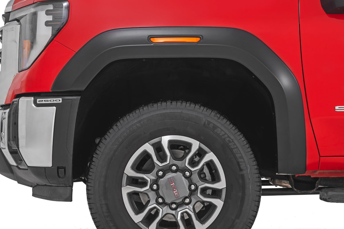 Sport Fender Flares | GBA Black | GMC Sierra 2500 HD/Sierra 3500 HD (20-26)