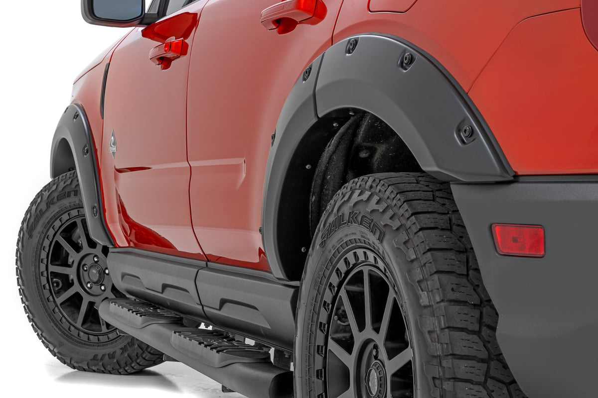Pocket Fender Flares | JS Iconic Silver | Ford Bronco Sport 4WD (2021-2026)