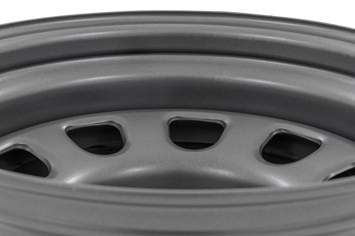 Steel Wheel | Gray | 17x9 | 5x5 | 3.30 Bore | -12