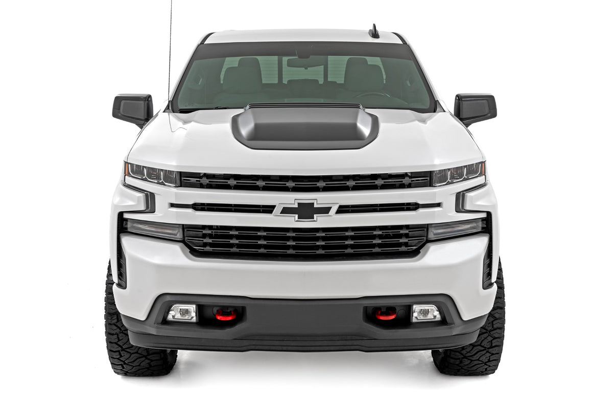 Hood Scoop | GLT Glacier Blue | Chevy Silverado 1500 2WD/4WD (2019-2026)