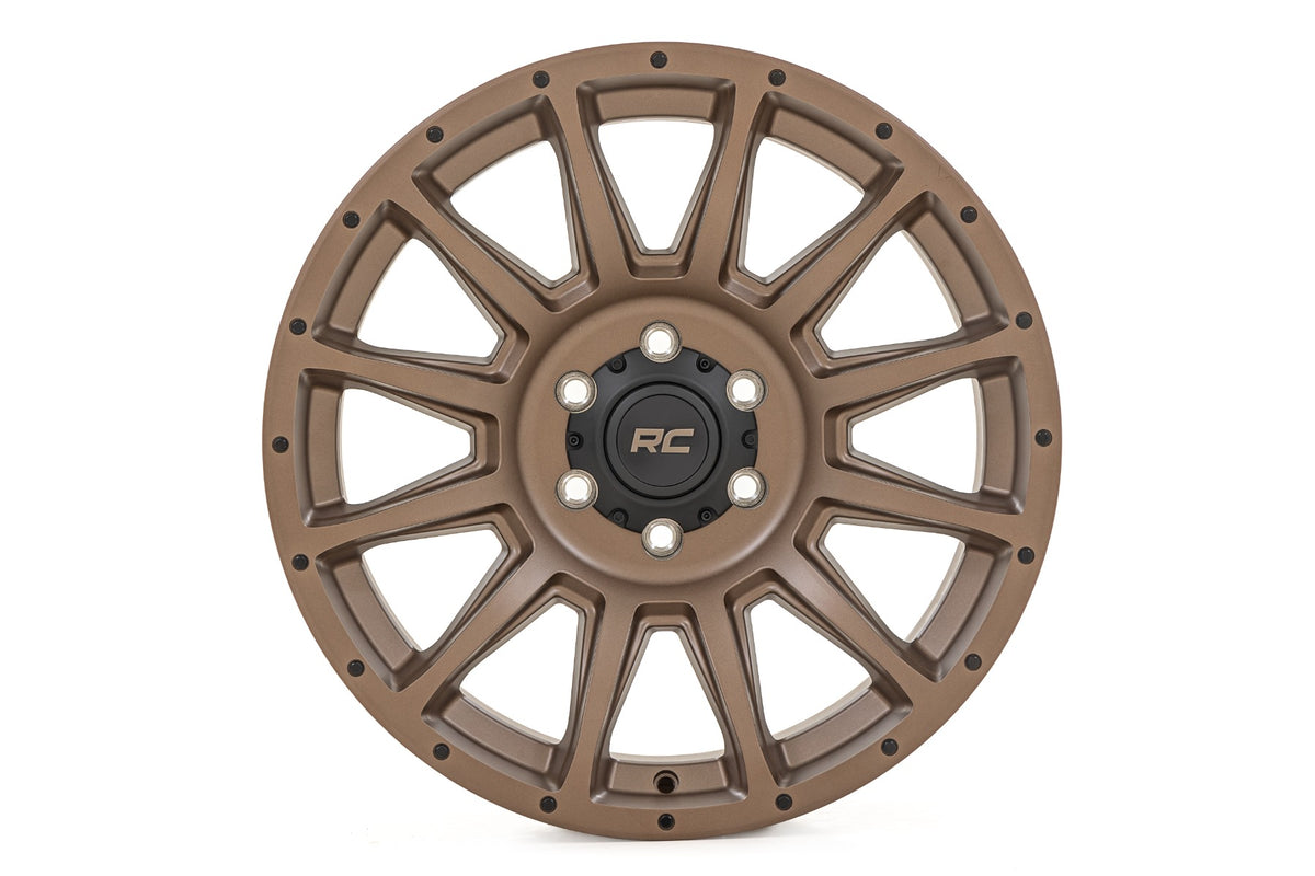 Rough Country 90 Series Wheel | One-Piece | Bronze | 18x9 | 5x5.5 | -12mm