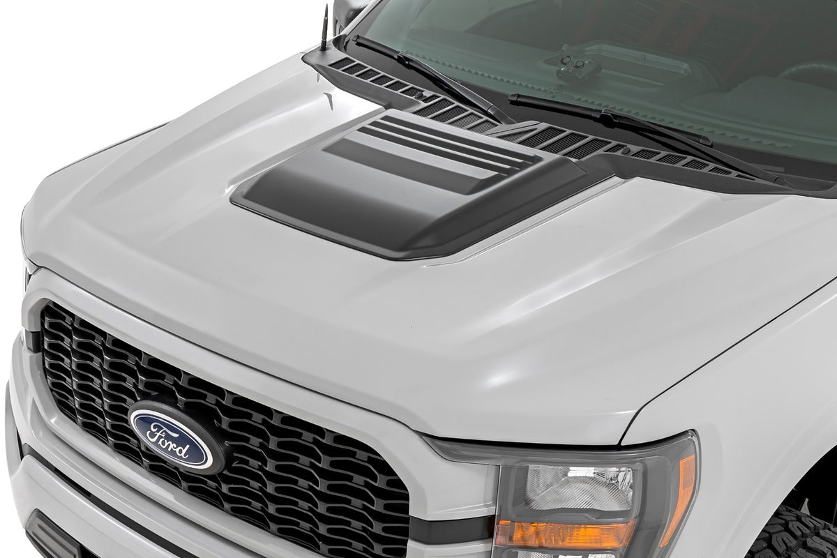 Hood Scoop | A3 Space White | Ford F-150 2WD/4WD (2021-2026)