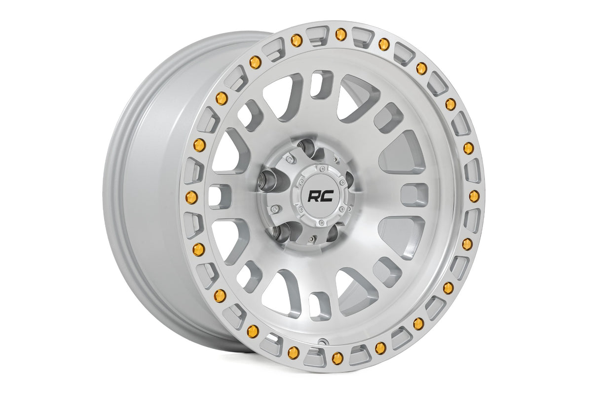 Rough Country 82 Series Wheel | One-Piece | Full Machined | 15x8 | 5x4.5 | -19mm