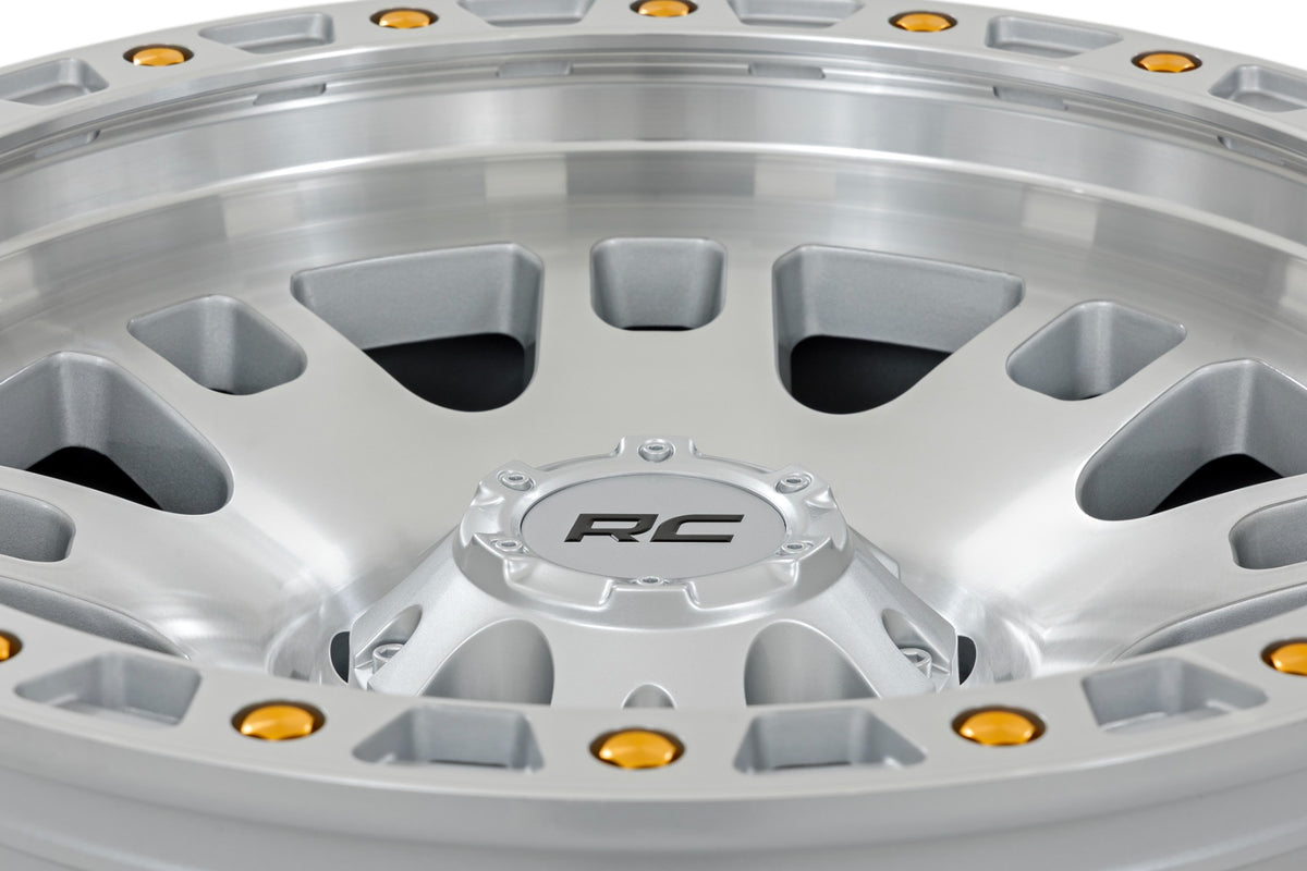 Rough Country 82 Series Wheel | One-Piece | Full Machined | 17x9 | 5x5 | -12mm