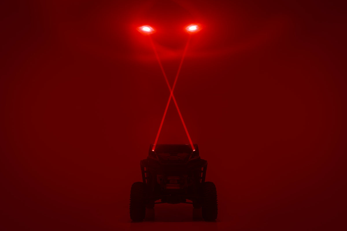 Laser Whip Light Kit | RGBW | 2400 Lumens | Pair
