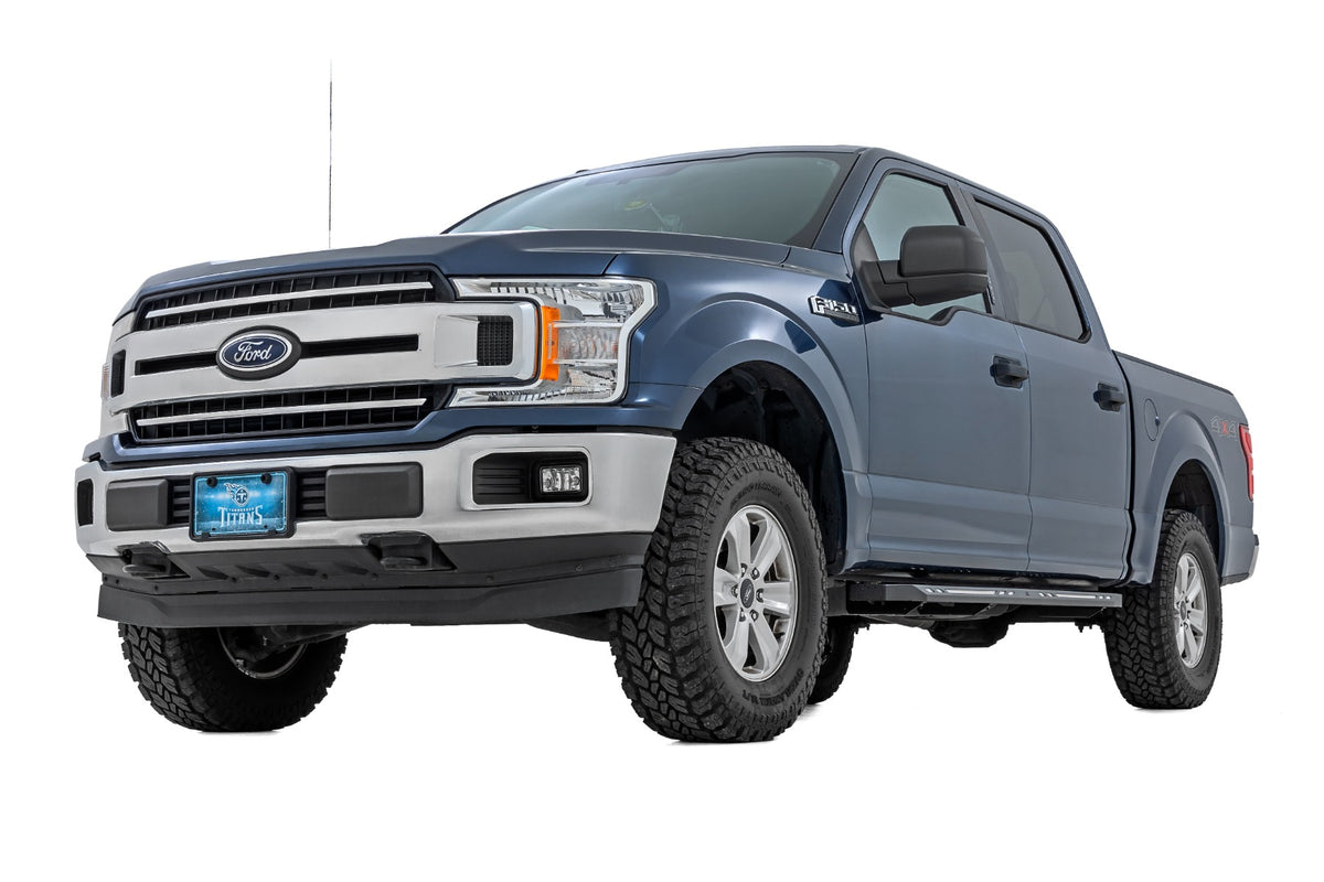 AC2 Running Boards | Amber/White | Crew Cab | Ford F-150/Lightning/F-250/F-350/Raptor (15-26)