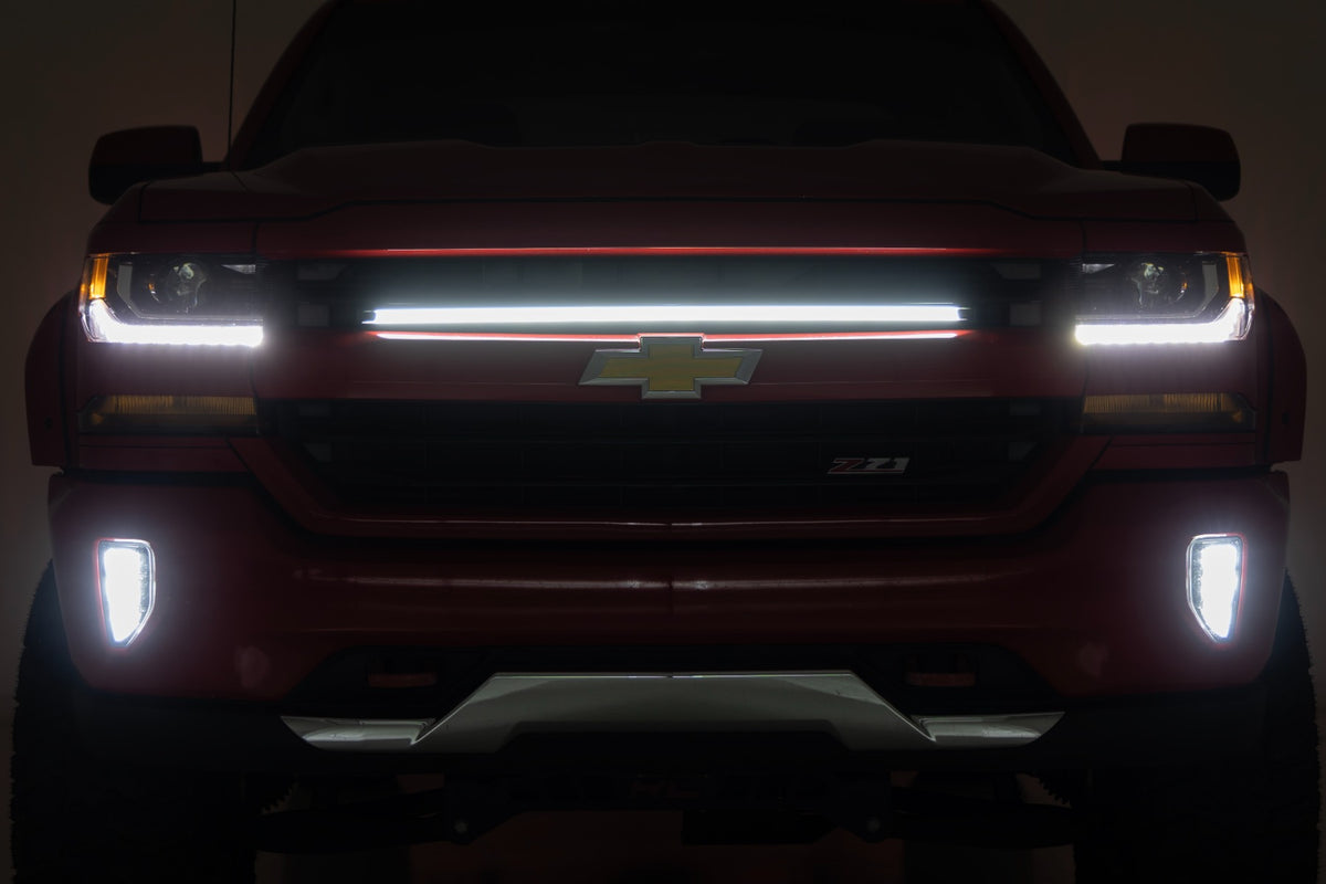 LED Light Kit | Grille Mount | 30 Inch DRL | Chevy Silverado 1500 (16-18)