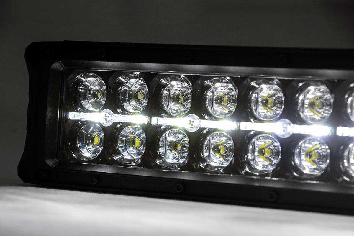 50 Inch Black Series LED Light Bar | Curved | Dual Row | Cool White DRL